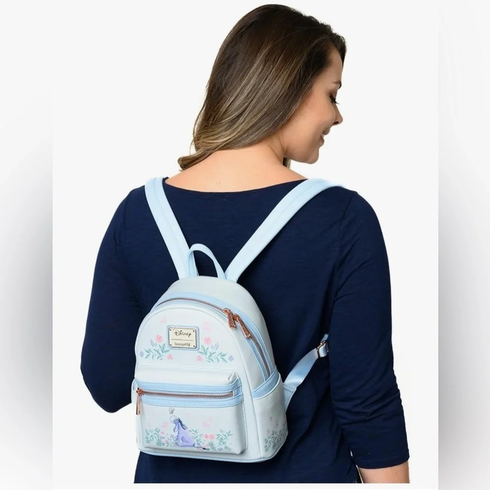 Disney Loungefly Pastel Blue Eeyore Backpack